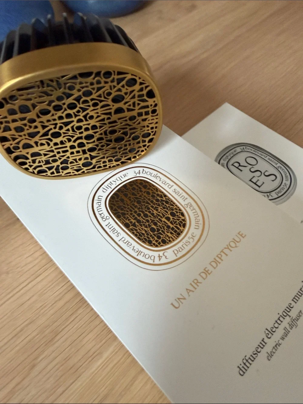 Diptyque Black and Gold Wall Fragrance Diffuser